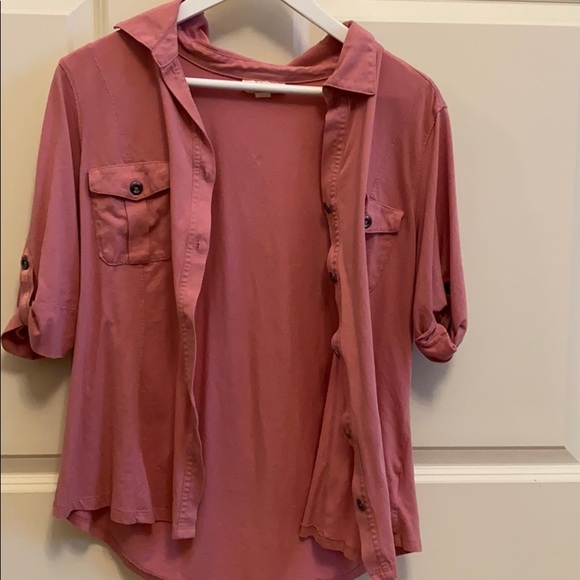 Pink button up shirt - Picture 2 of 5